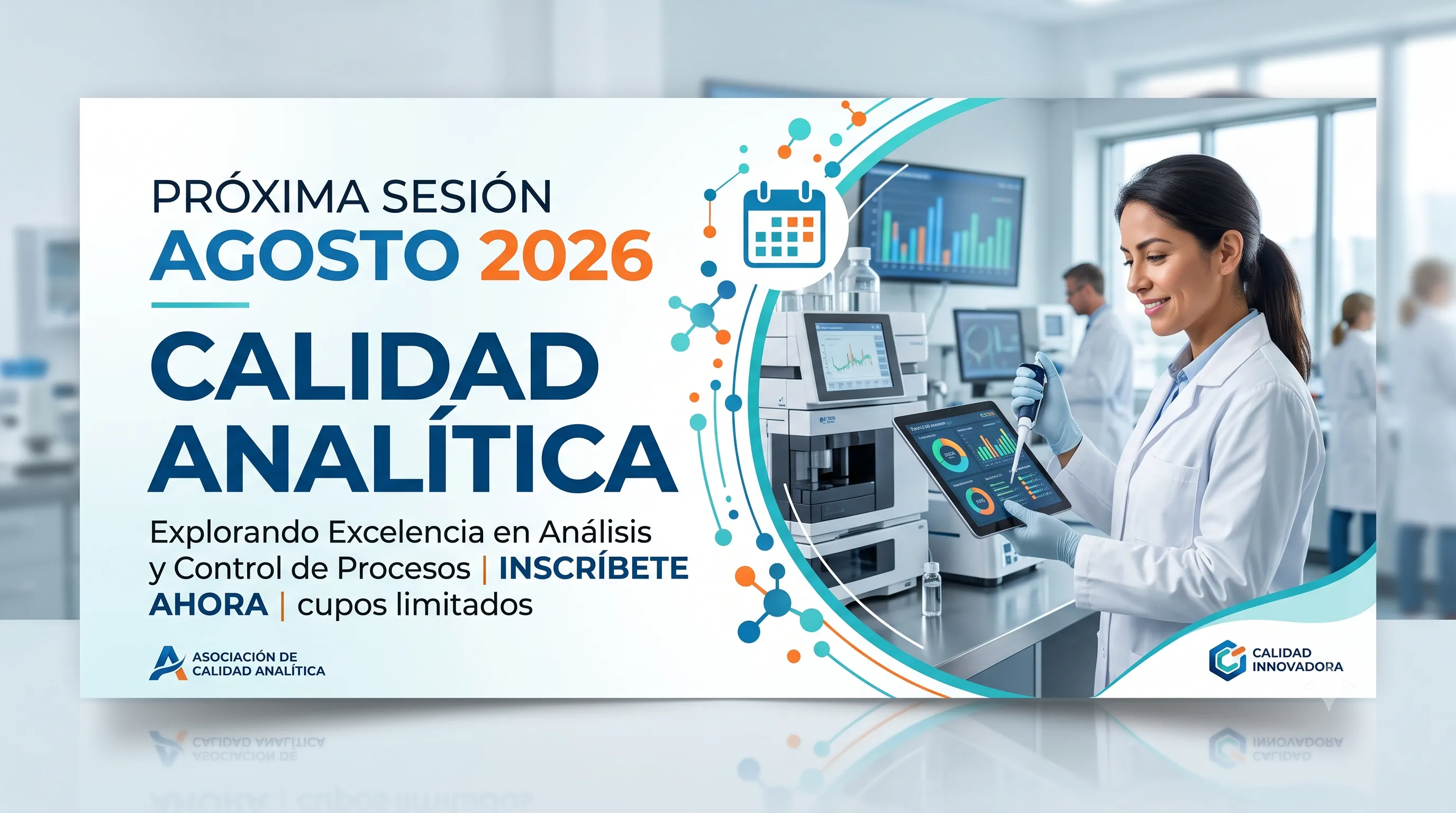Próxima sesión de agosto "Calidad Analítica"